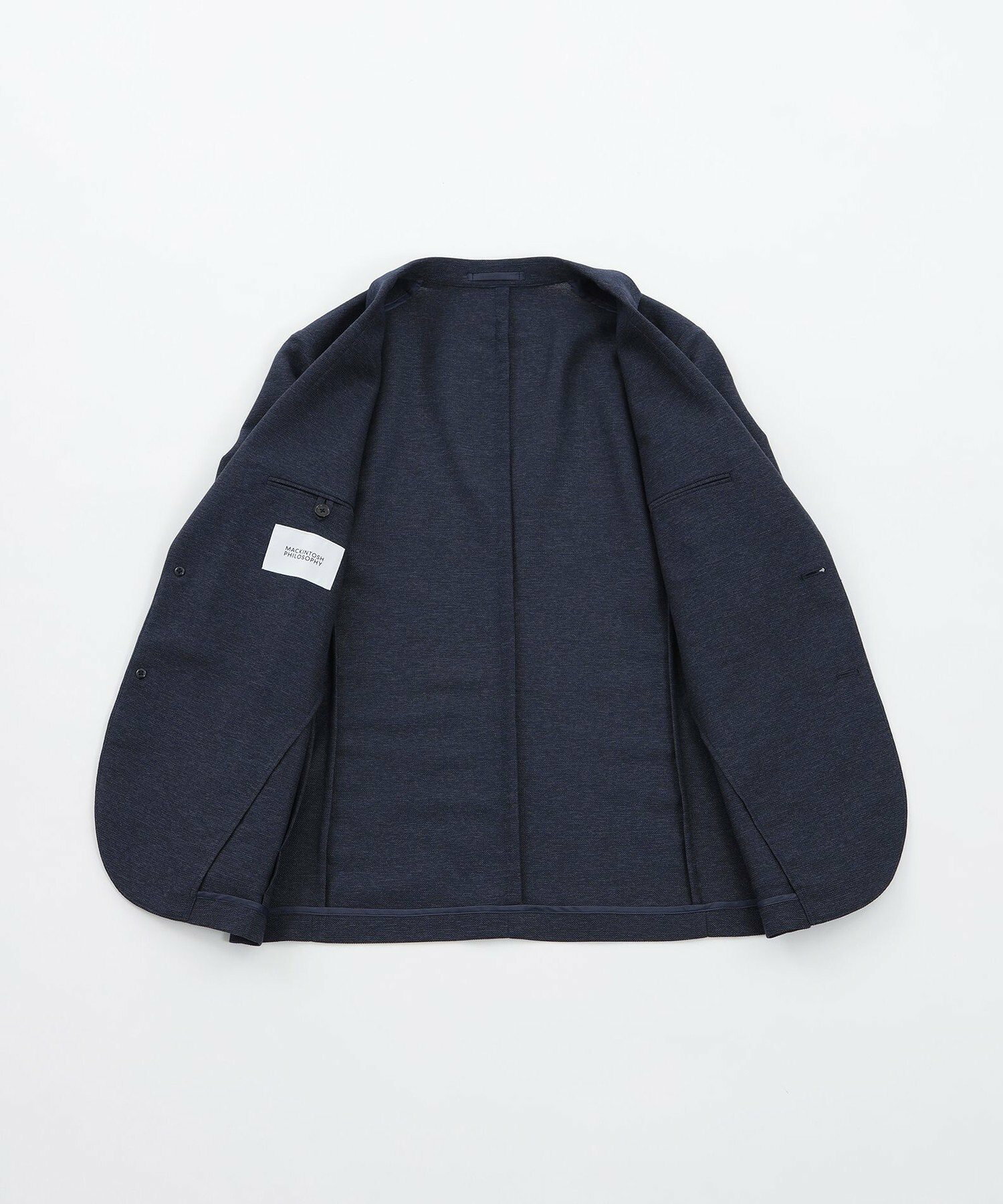 【予約販売】テーラードジャージージャケット 杢カラミストレッチ
